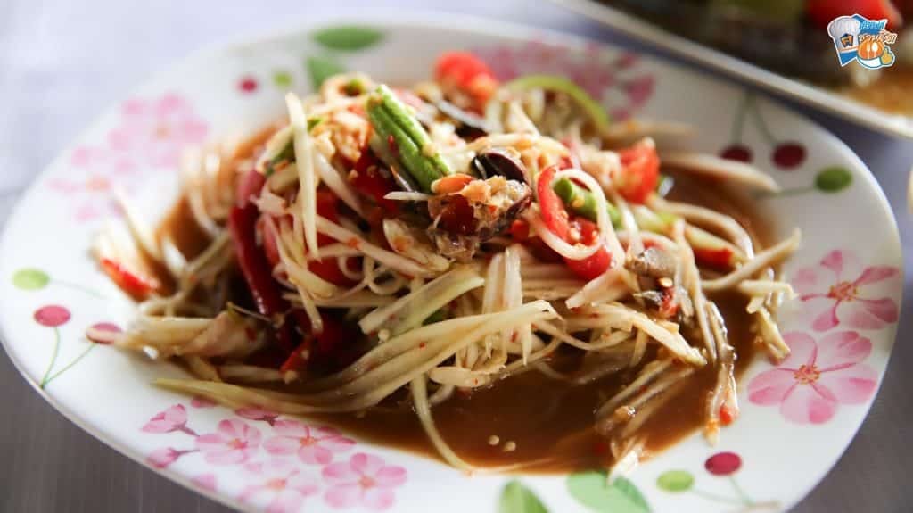 ศรีสวัสดิ์ชวนชิม ร้านสมาน ชินเขต ส้มตำปูปลาร้ารสจัดจ้าน